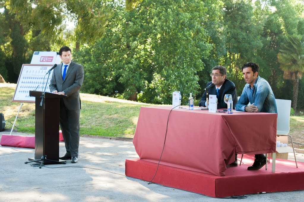 Carlos Portas, Manuel Carneiro y Josef Ajram en el acto de clausura de IFFE Business School